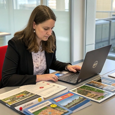 Sarah Mitchell reviewing train simulation games